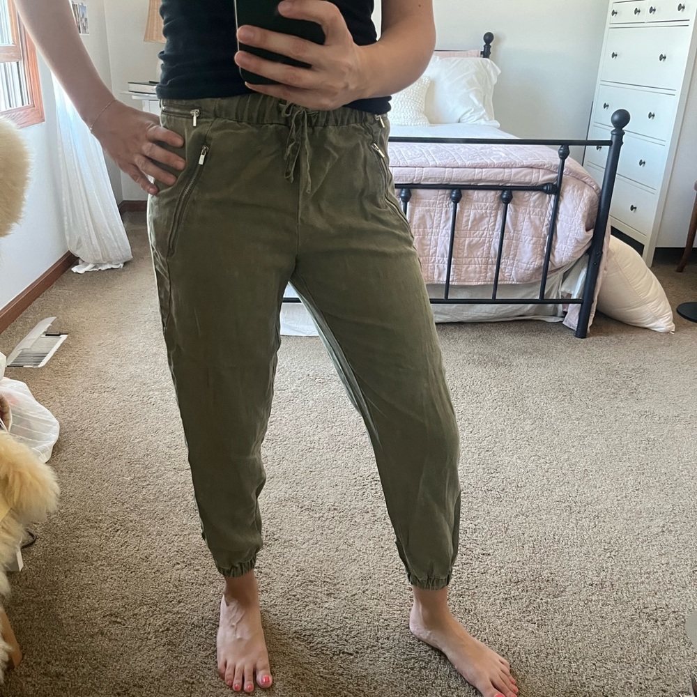 Zara Khaki Jogger Pants